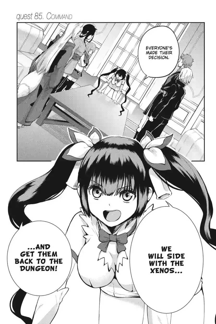 Is It Wrong to Try to Pick Up Girls in a Dungeon? On the Side: Sword Oratoria Chapter 10.8 page 1 - 
