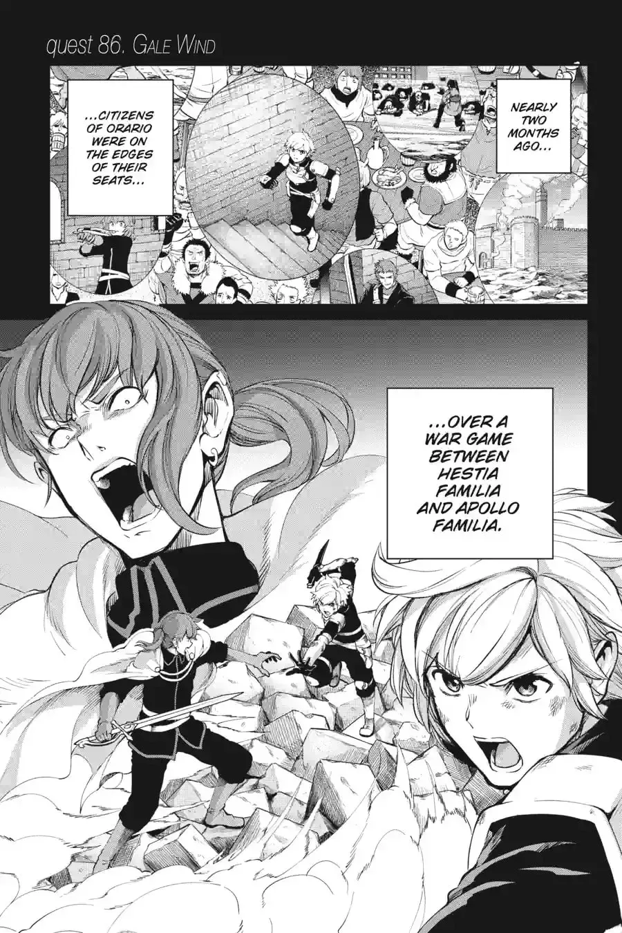 Is It Wrong to Try to Pick Up Girls in a Dungeon? On the Side: Sword Oratoria Chapter 11.2 page 1 - 