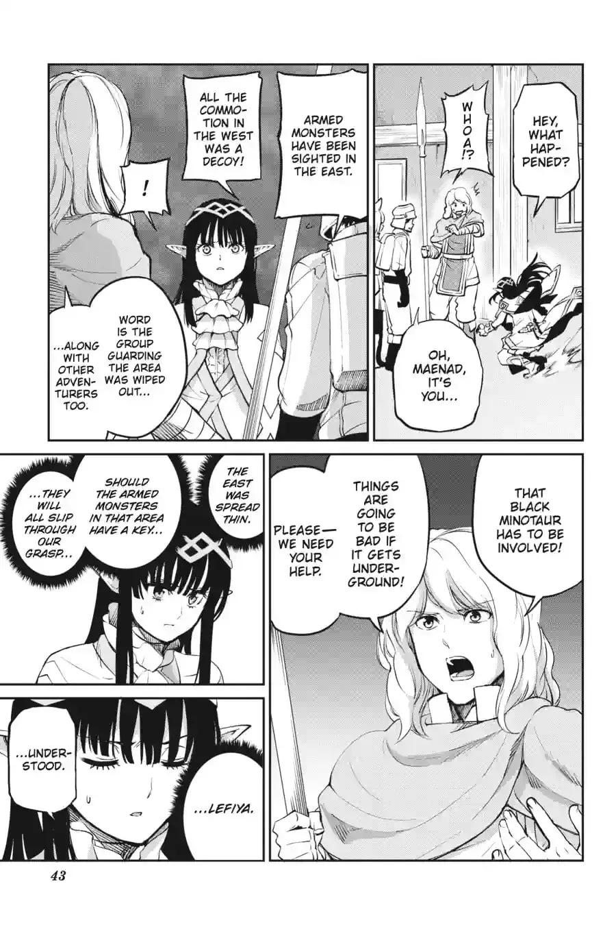 Is It Wrong to Try to Pick Up Girls in a Dungeon? On the Side: Sword Oratoria Chapter 11.7 page 12 - 