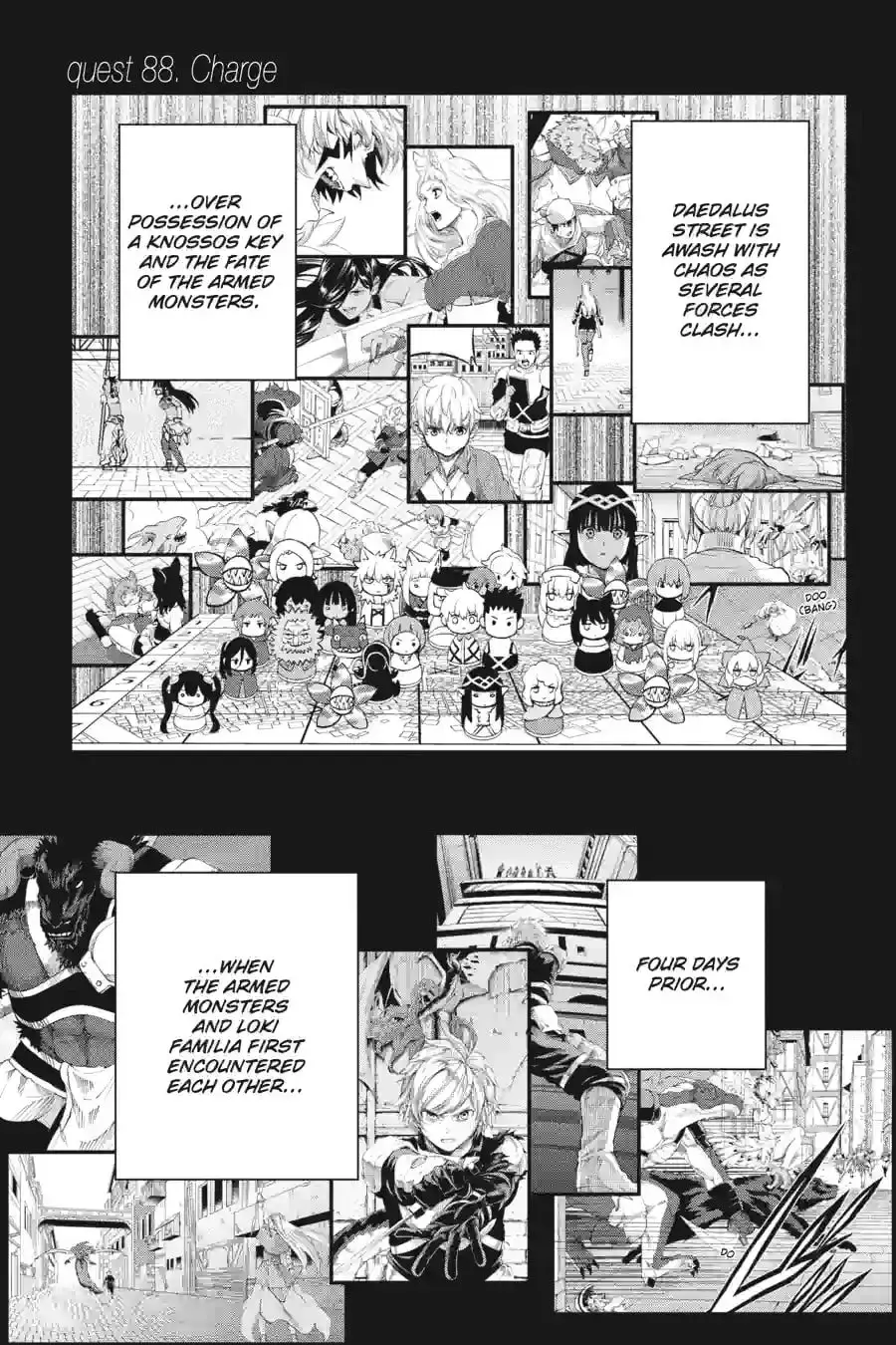 Is It Wrong to Try to Pick Up Girls in a Dungeon? On the Side: Sword Oratoria Chapter 11.8 page 1 - 