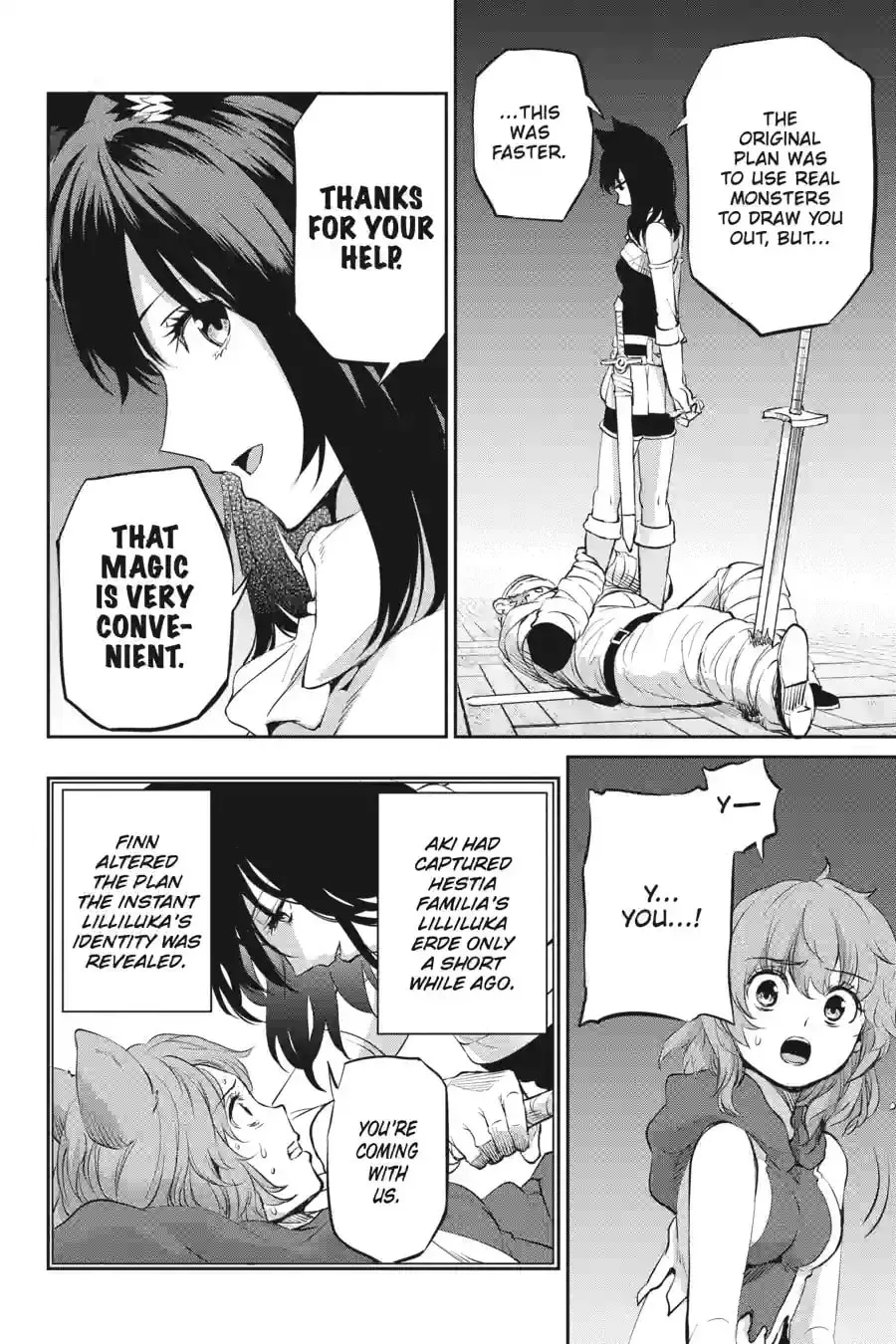 Is It Wrong to Try to Pick Up Girls in a Dungeon? On the Side: Sword Oratoria Chapter 11.8 page 10 - 