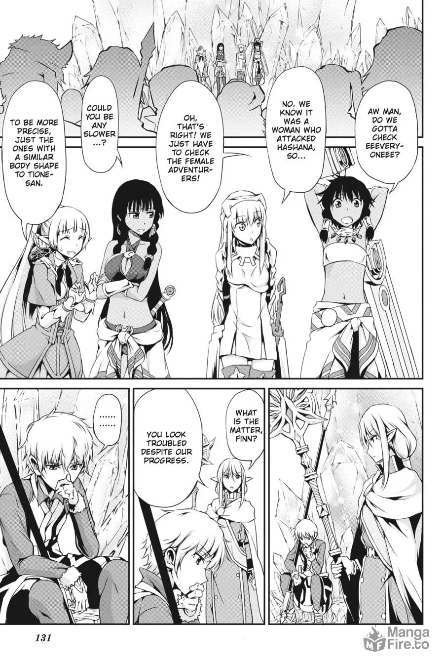 Is It Wrong to Try to Pick Up Girls in a Dungeon? On the Side: Sword Oratoria Chapter 11 page 33 - 