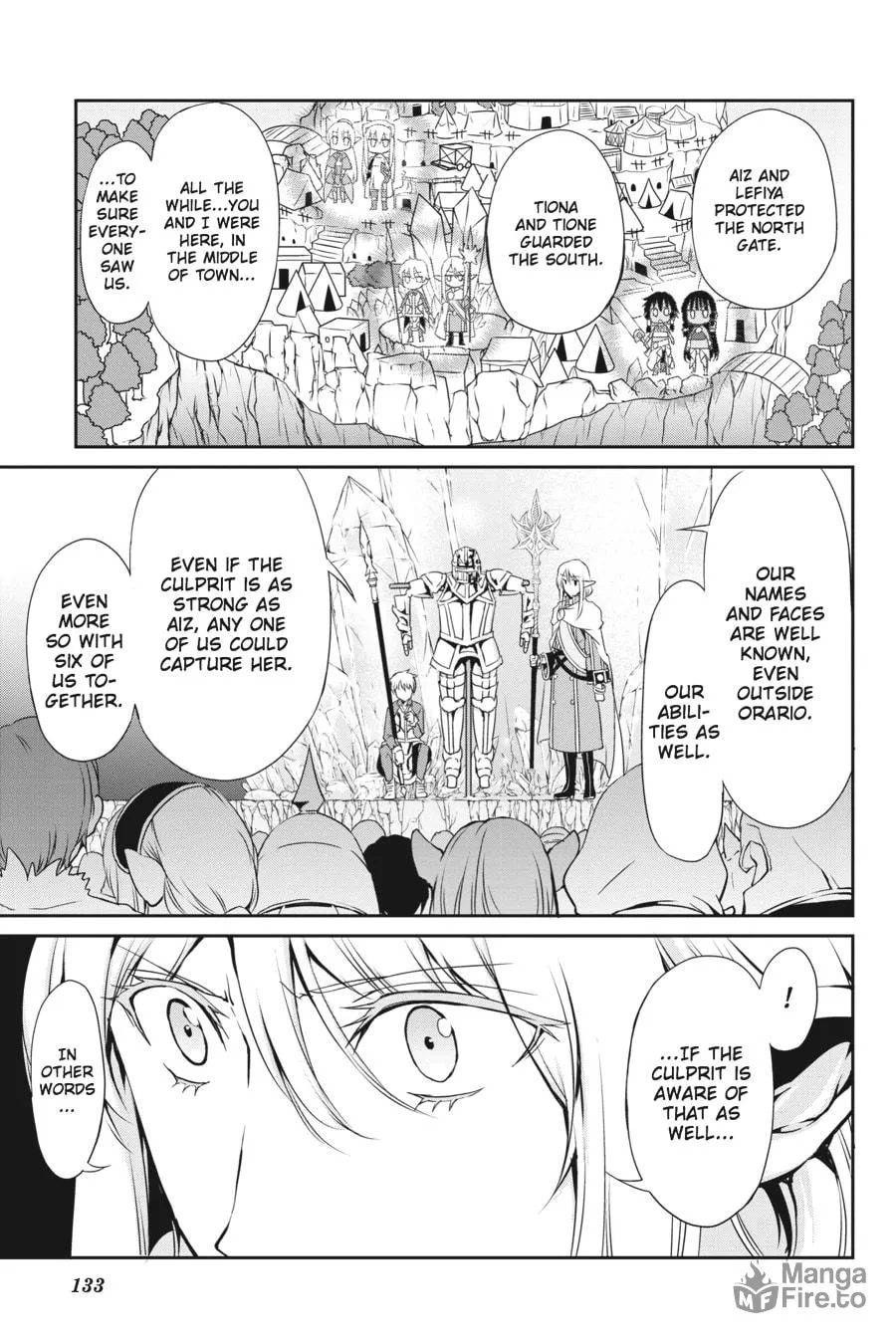Is It Wrong to Try to Pick Up Girls in a Dungeon? On the Side: Sword Oratoria Chapter 11 page 35 - 