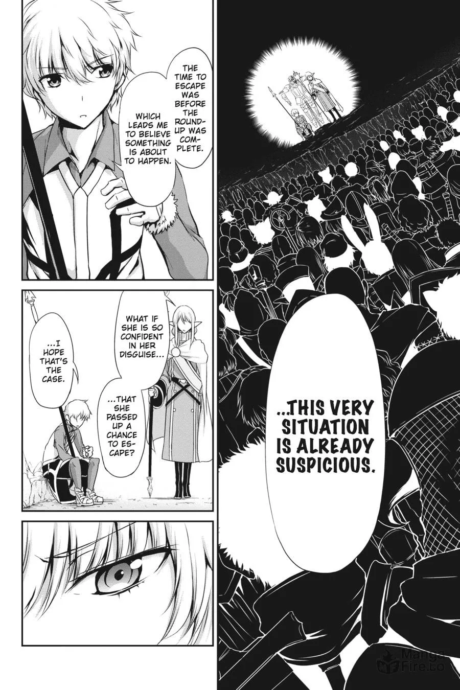 Is It Wrong to Try to Pick Up Girls in a Dungeon? On the Side: Sword Oratoria Chapter 11 page 36 - 