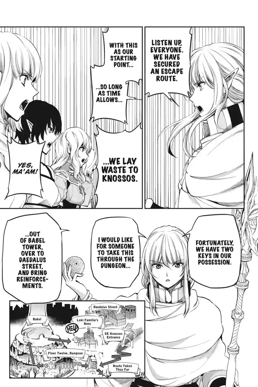 Is It Wrong to Try to Pick Up Girls in a Dungeon? On the Side: Sword Oratoria Chapter 12.3 page 14 - 
