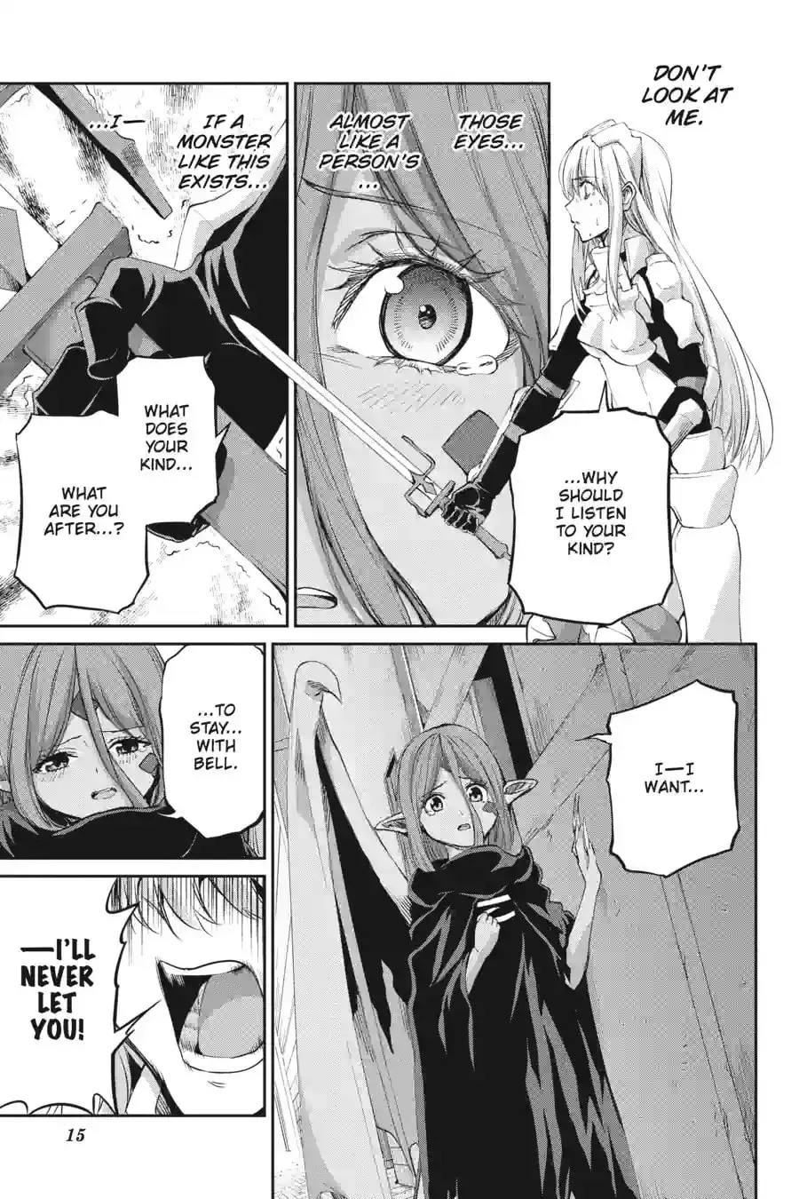 Is It Wrong to Try to Pick Up Girls in a Dungeon? On the Side: Sword Oratoria Chapter 12.8 page 13 - 