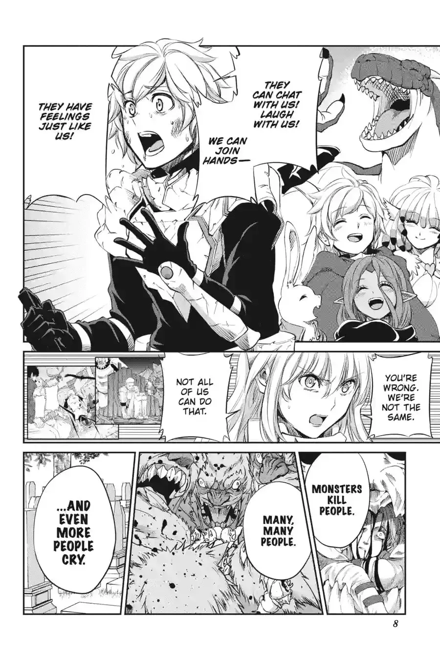 Is It Wrong to Try to Pick Up Girls in a Dungeon? On the Side: Sword Oratoria Chapter 12.8 page 6 - 