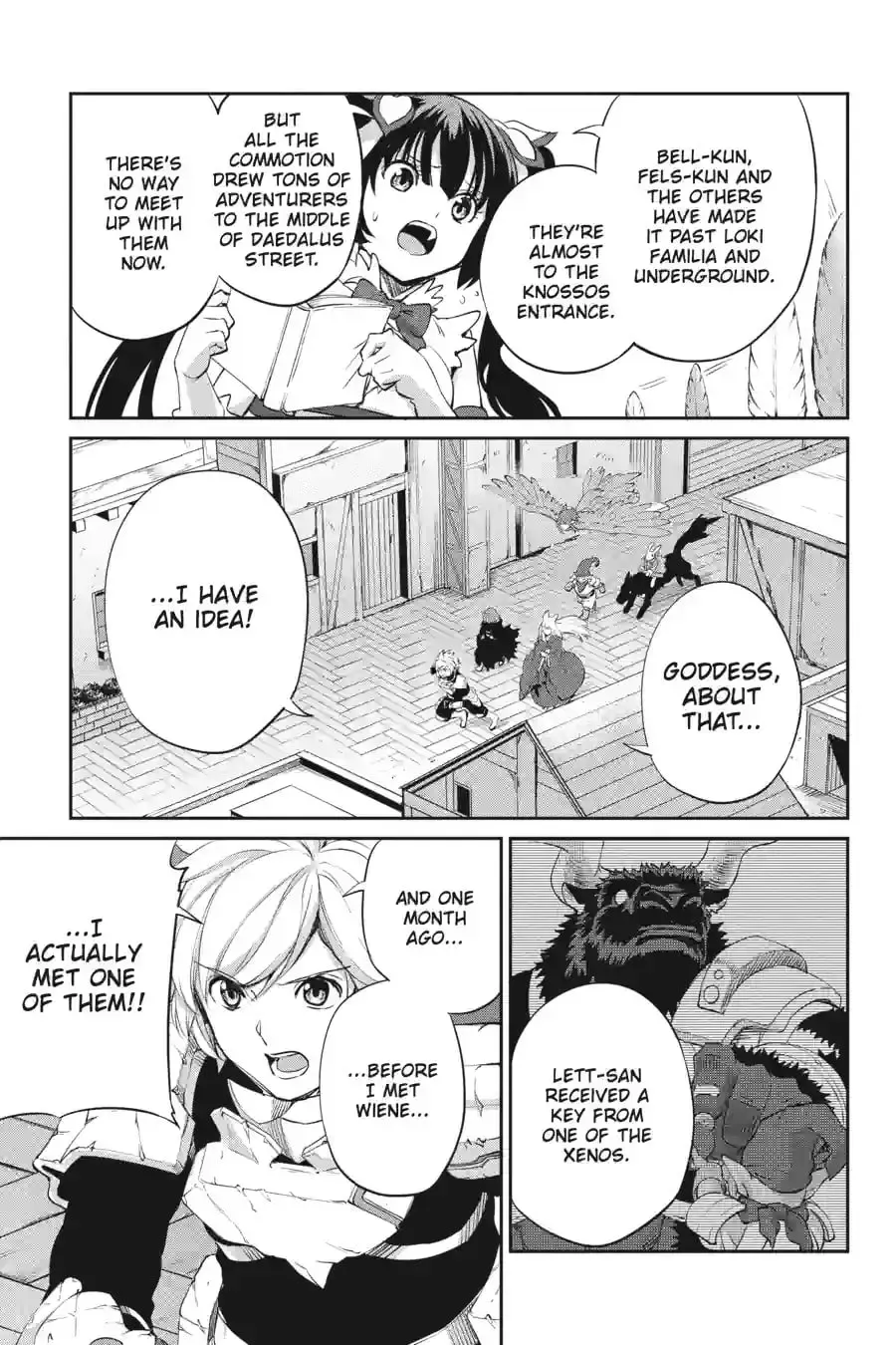 Is It Wrong to Try to Pick Up Girls in a Dungeon? On the Side: Sword Oratoria Chapter 12.9 page 18 - 