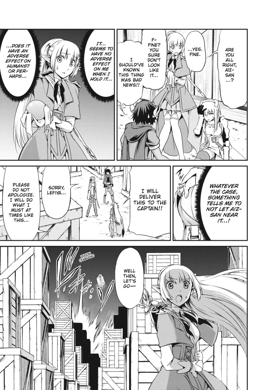 Is It Wrong to Try to Pick Up Girls in a Dungeon? On the Side: Sword Oratoria Chapter 12 page 11 - 