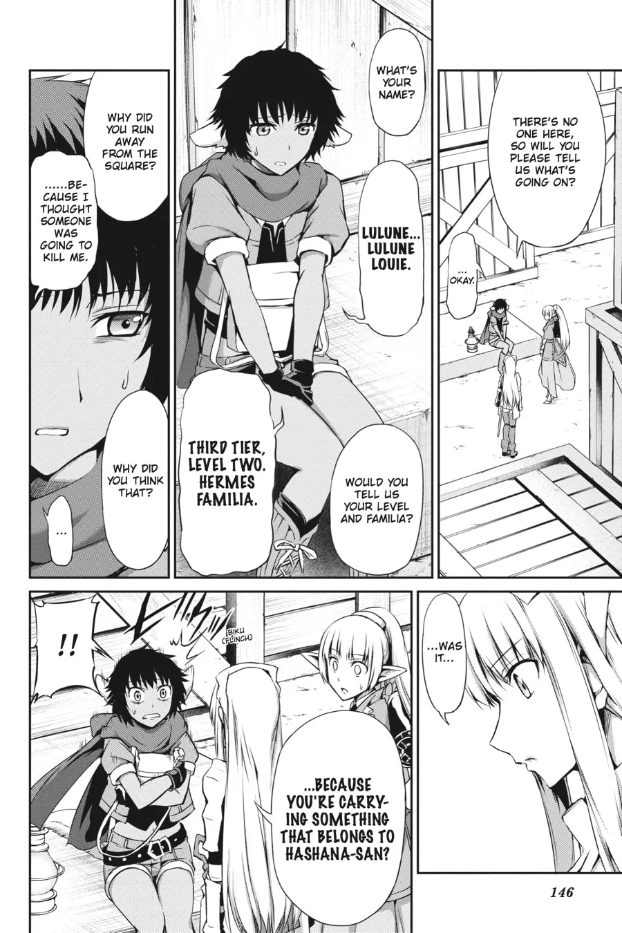 Is It Wrong to Try to Pick Up Girls in a Dungeon? On the Side: Sword Oratoria Chapter 12 page 4 - 