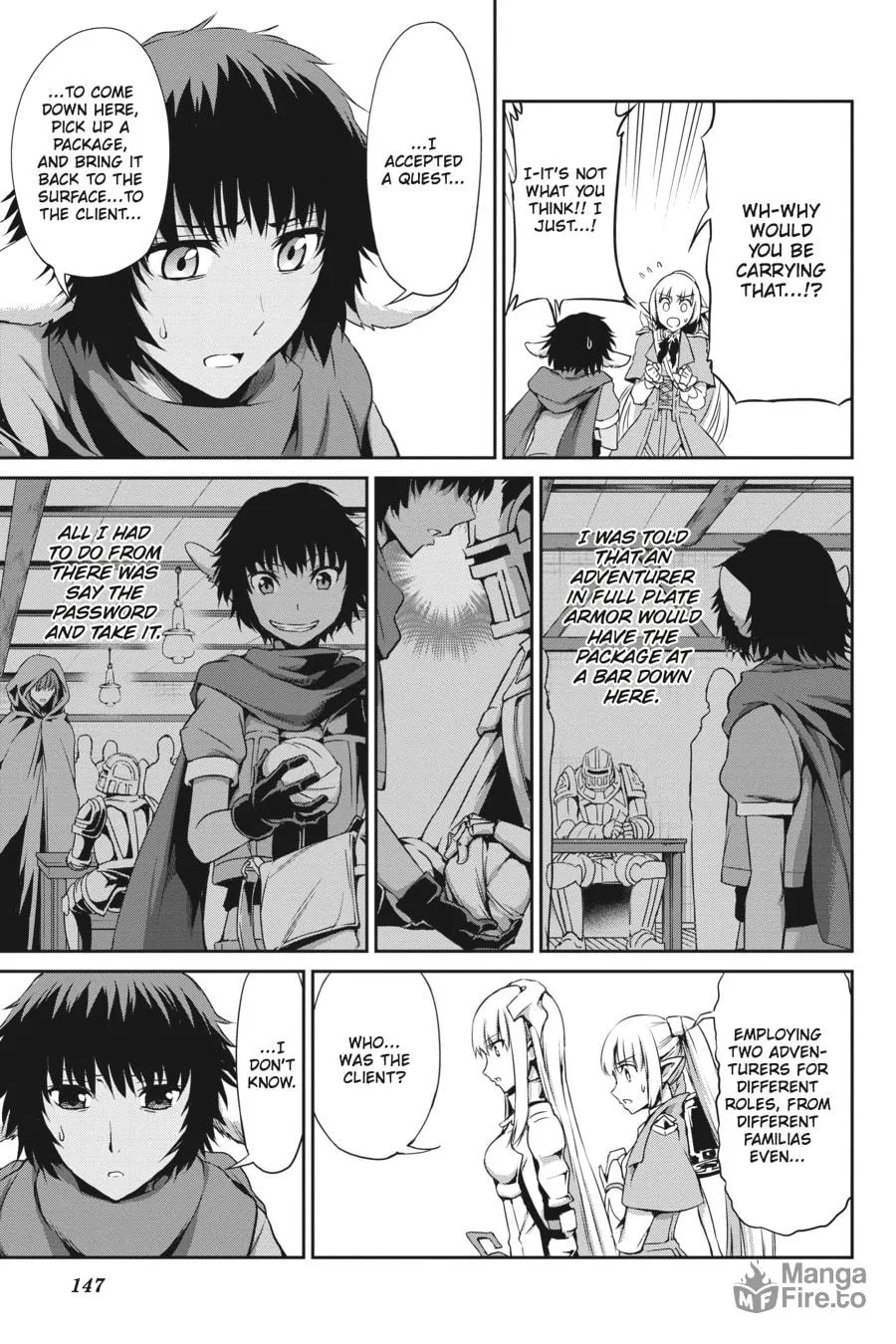 Is It Wrong to Try to Pick Up Girls in a Dungeon? On the Side: Sword Oratoria Chapter 12 page 5 - 