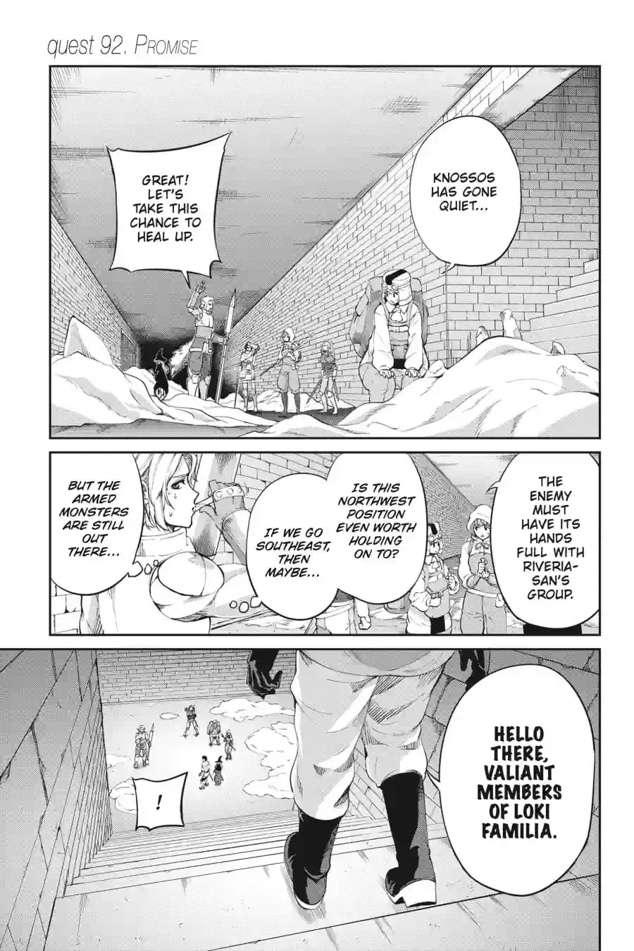 Is It Wrong to Try to Pick Up Girls in a Dungeon? On the Side: Sword Oratoria Chapter 13.2 page 1 - 