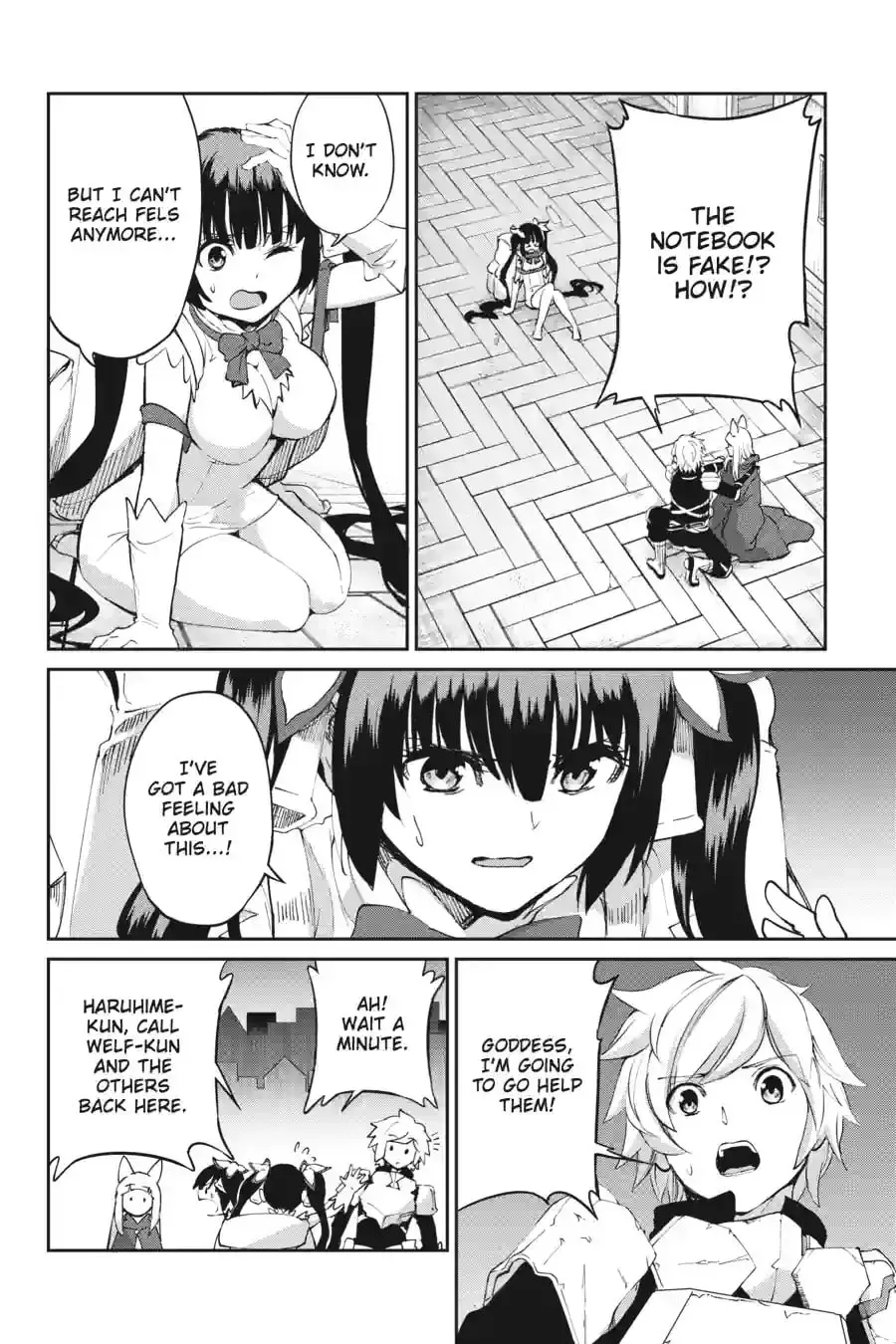 Is It Wrong to Try to Pick Up Girls in a Dungeon? On the Side: Sword Oratoria Chapter 13.2 page 12 - 