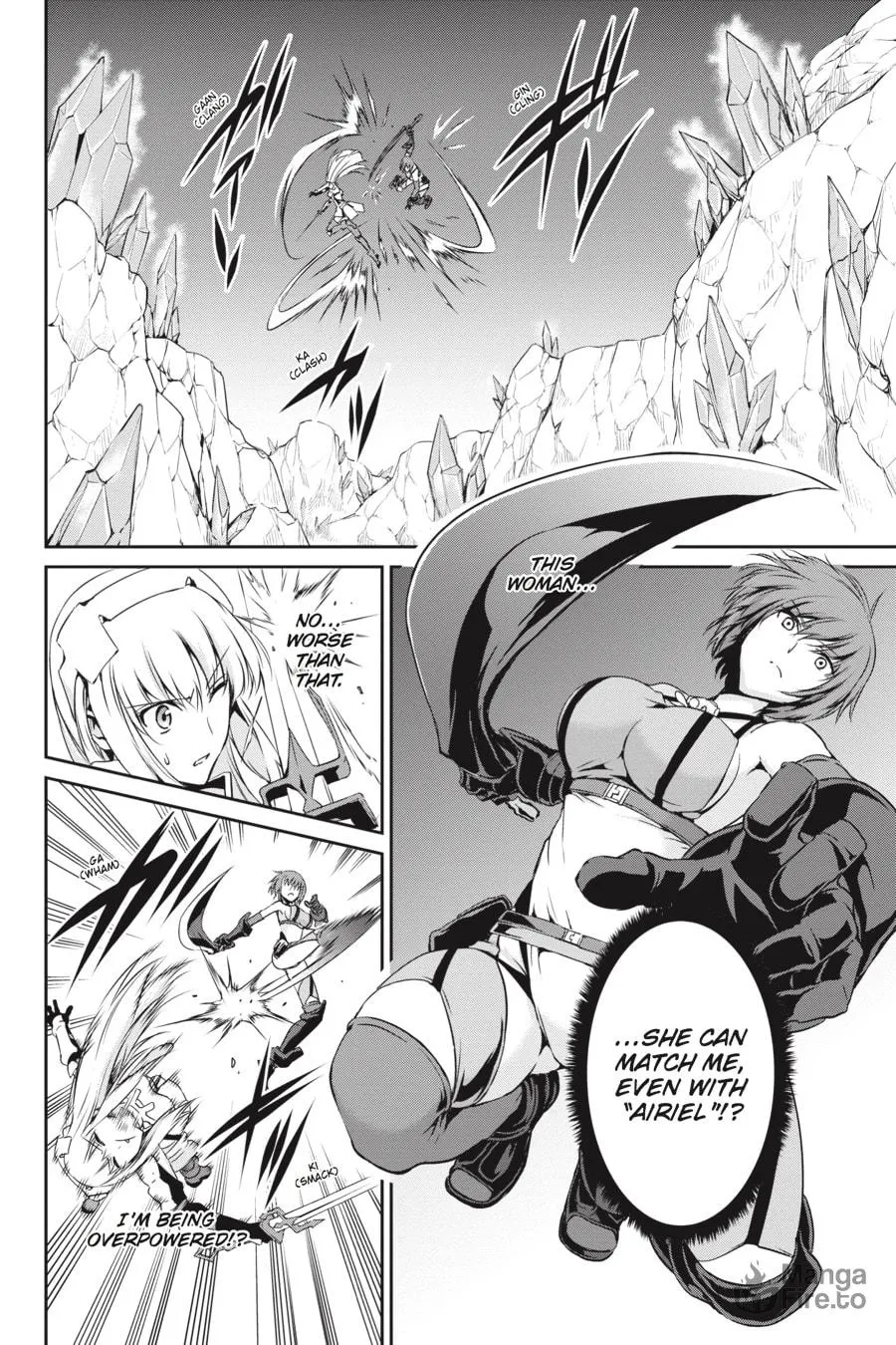 Is It Wrong to Try to Pick Up Girls in a Dungeon? On the Side: Sword Oratoria Chapter 13 page 35 - 