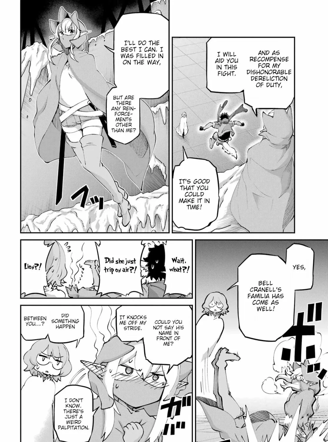 Is It Wrong to Try to Pick Up Girls in a Dungeon? On the Side: Sword Oratoria Chapter 132 page 85 - 