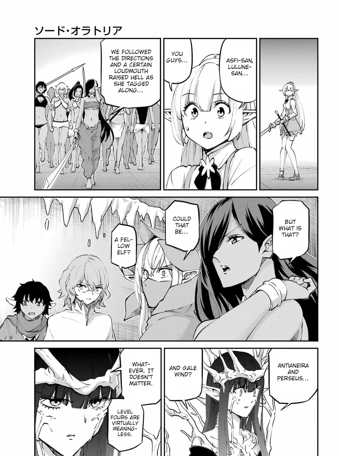 Is It Wrong to Try to Pick Up Girls in a Dungeon? On the Side: Sword Oratoria Chapter 132 page 87 - 