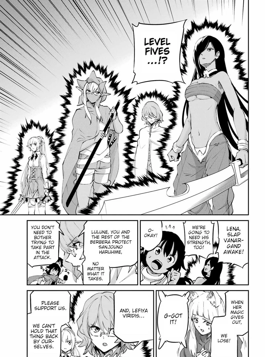 Is It Wrong to Try to Pick Up Girls in a Dungeon? On the Side: Sword Oratoria Chapter 132 page 95 - 