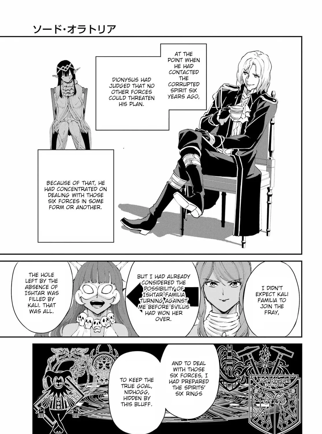Is It Wrong to Try to Pick Up Girls in a Dungeon? On the Side: Sword Oratoria Chapter 133 page 103 - 