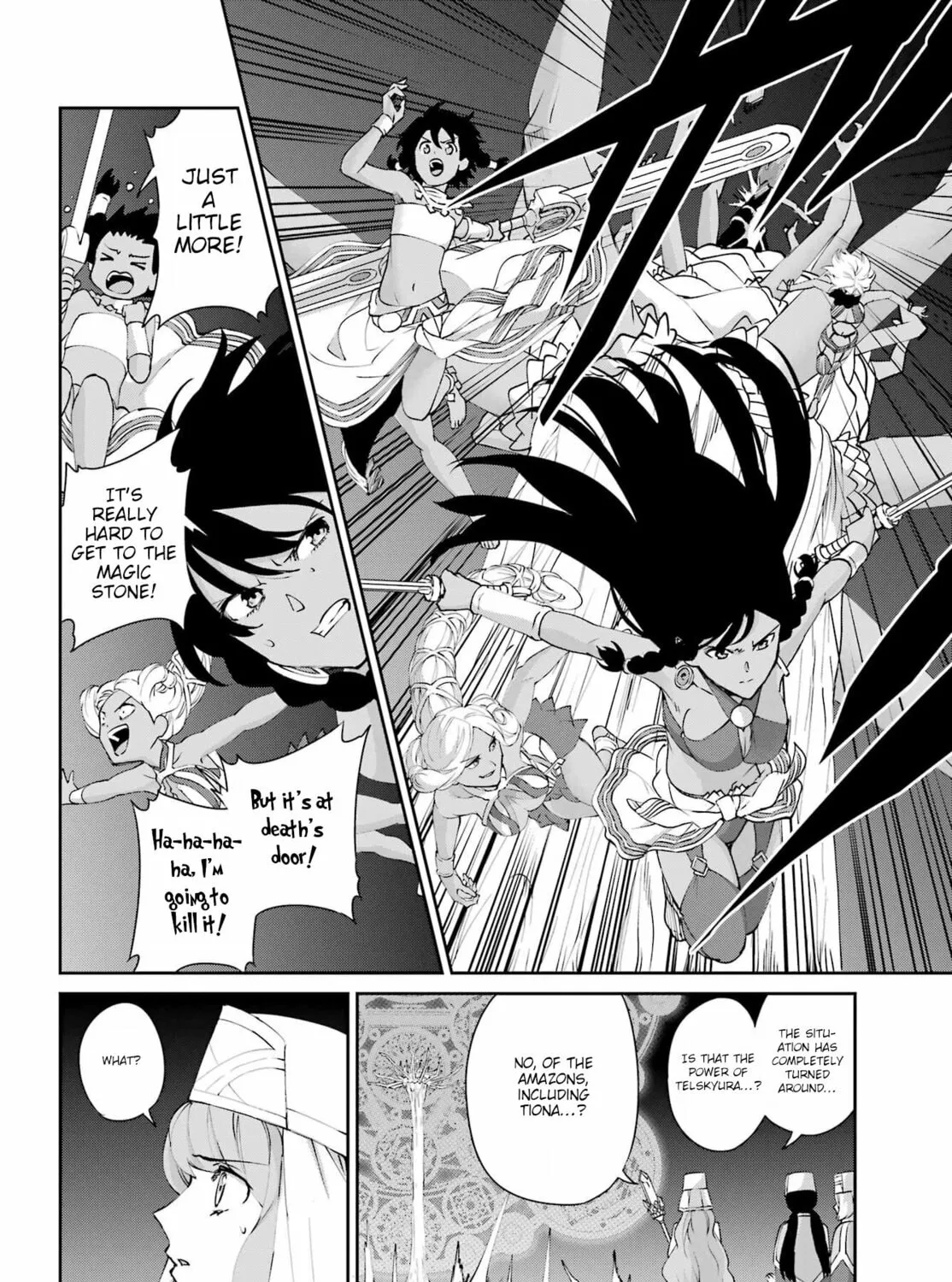 Is It Wrong to Try to Pick Up Girls in a Dungeon? On the Side: Sword Oratoria Chapter 133 page 57 - 
