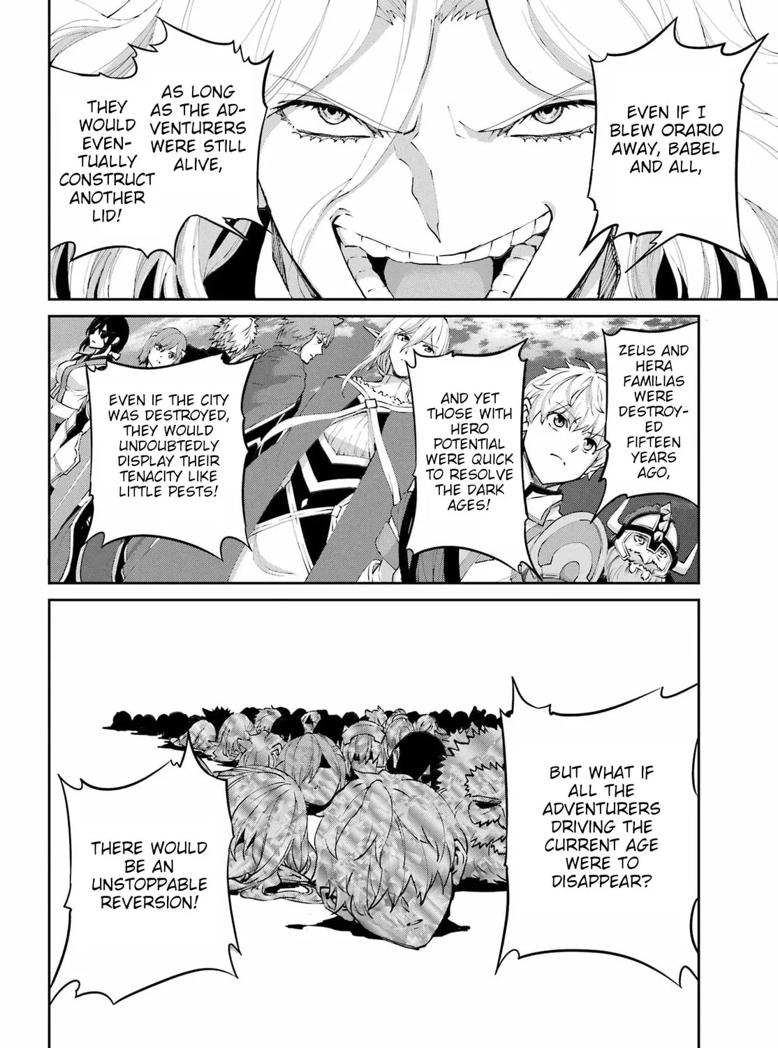Is It Wrong to Try to Pick Up Girls in a Dungeon? On the Side: Sword Oratoria Chapter 133 page 85 - 