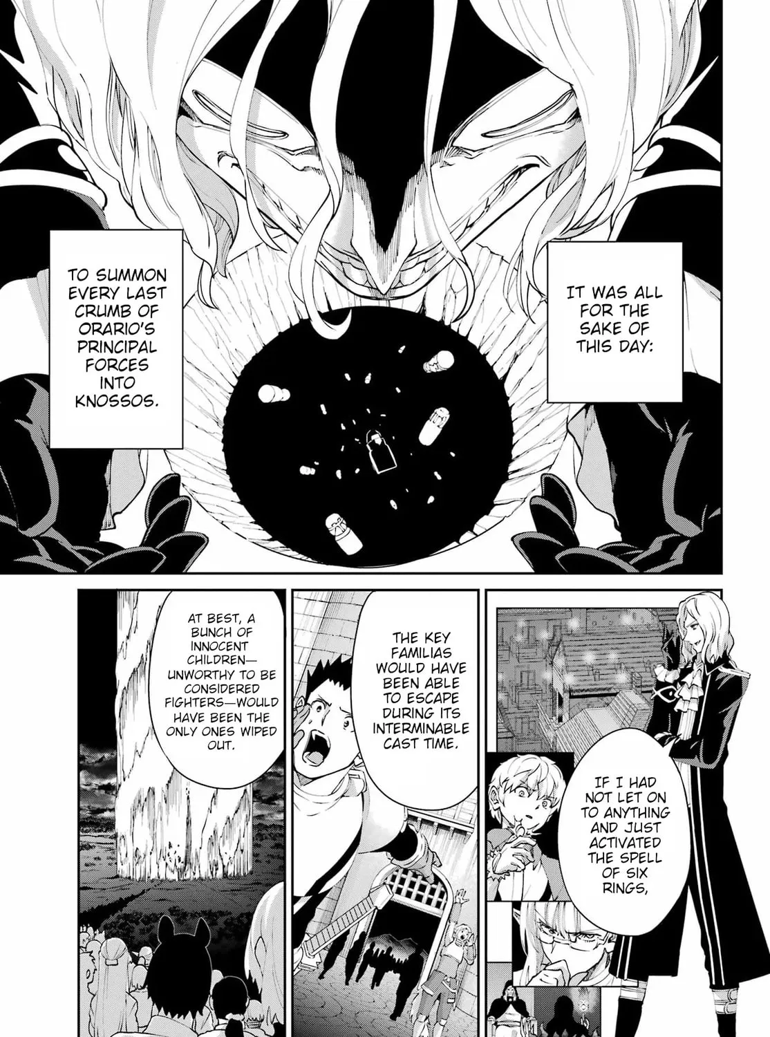 Is It Wrong to Try to Pick Up Girls in a Dungeon? On the Side: Sword Oratoria Chapter 133 page 91 - 