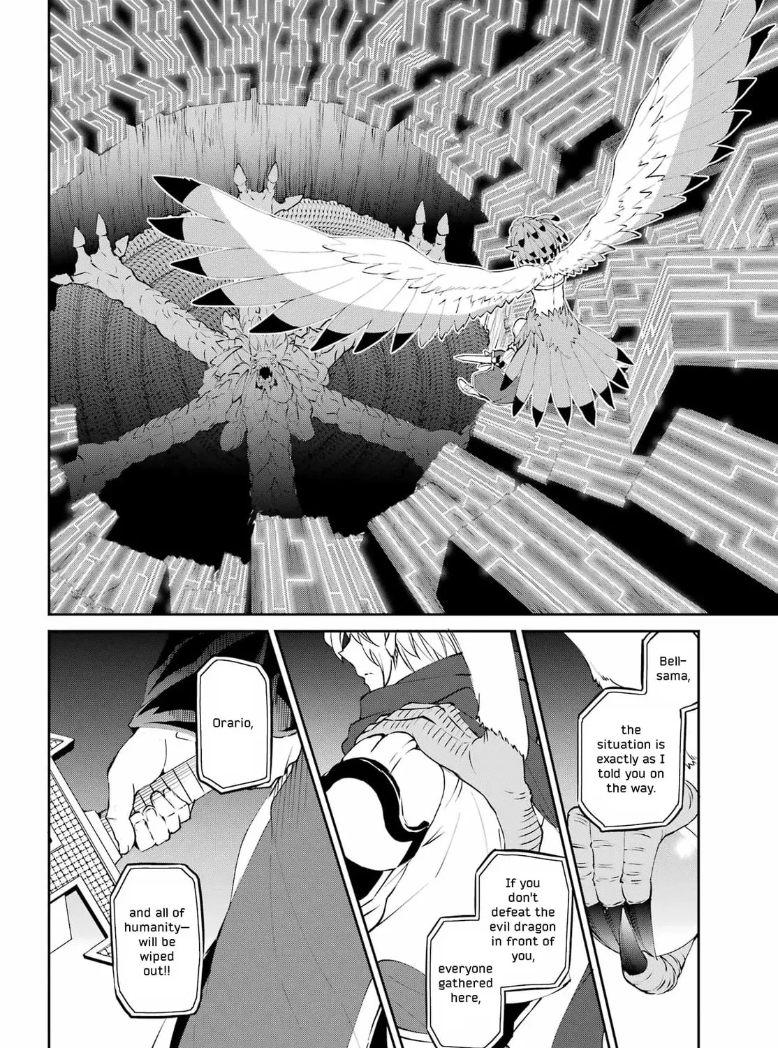 Is It Wrong to Try to Pick Up Girls in a Dungeon? On the Side: Sword Oratoria Chapter 136 page 55 - 