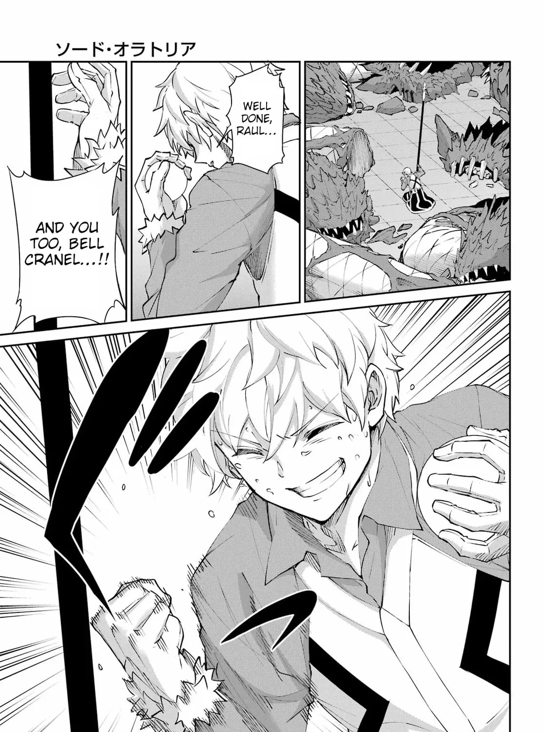 Is It Wrong to Try to Pick Up Girls in a Dungeon? On the Side: Sword Oratoria Chapter 137 page 62 - 