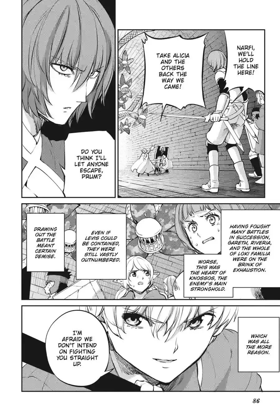 Is It Wrong to Try to Pick Up Girls in a Dungeon? On the Side: Sword Oratoria Chapter 14.7 page 8 - 