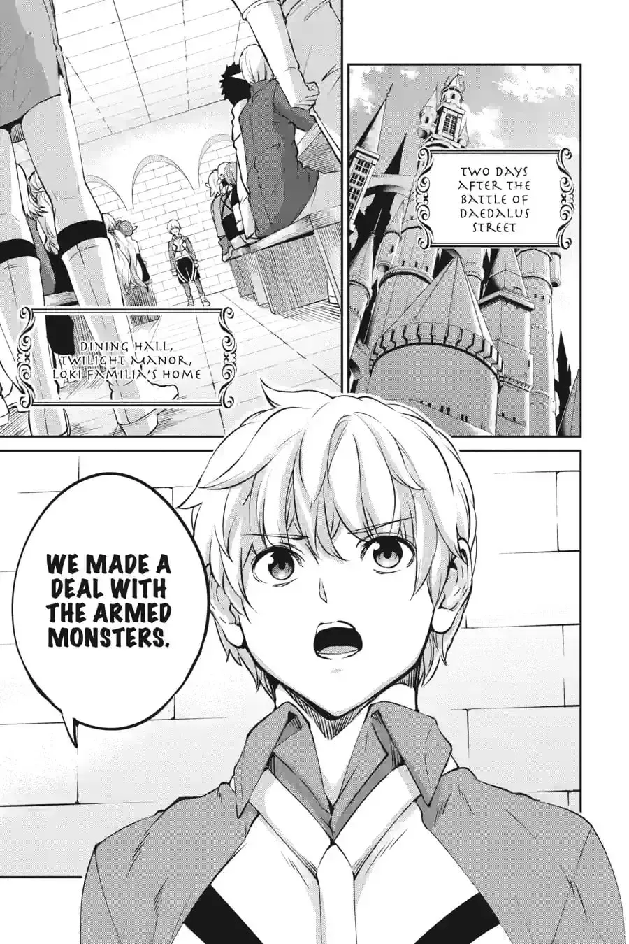 Is It Wrong to Try to Pick Up Girls in a Dungeon? On the Side: Sword Oratoria Chapter 14.9 page 5 - 