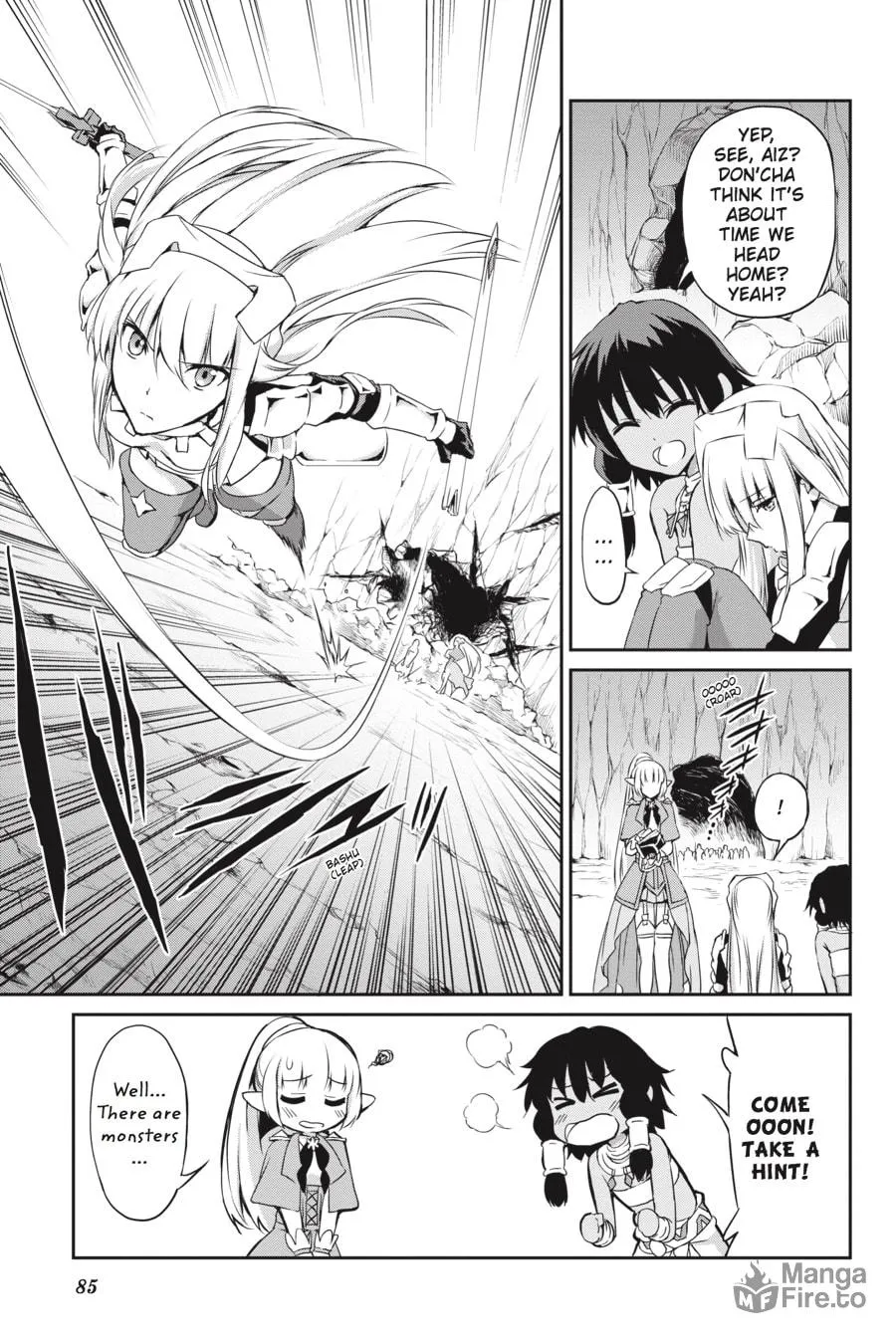 Is It Wrong to Try to Pick Up Girls in a Dungeon? On the Side: Sword Oratoria Chapter 14 page 33 - 