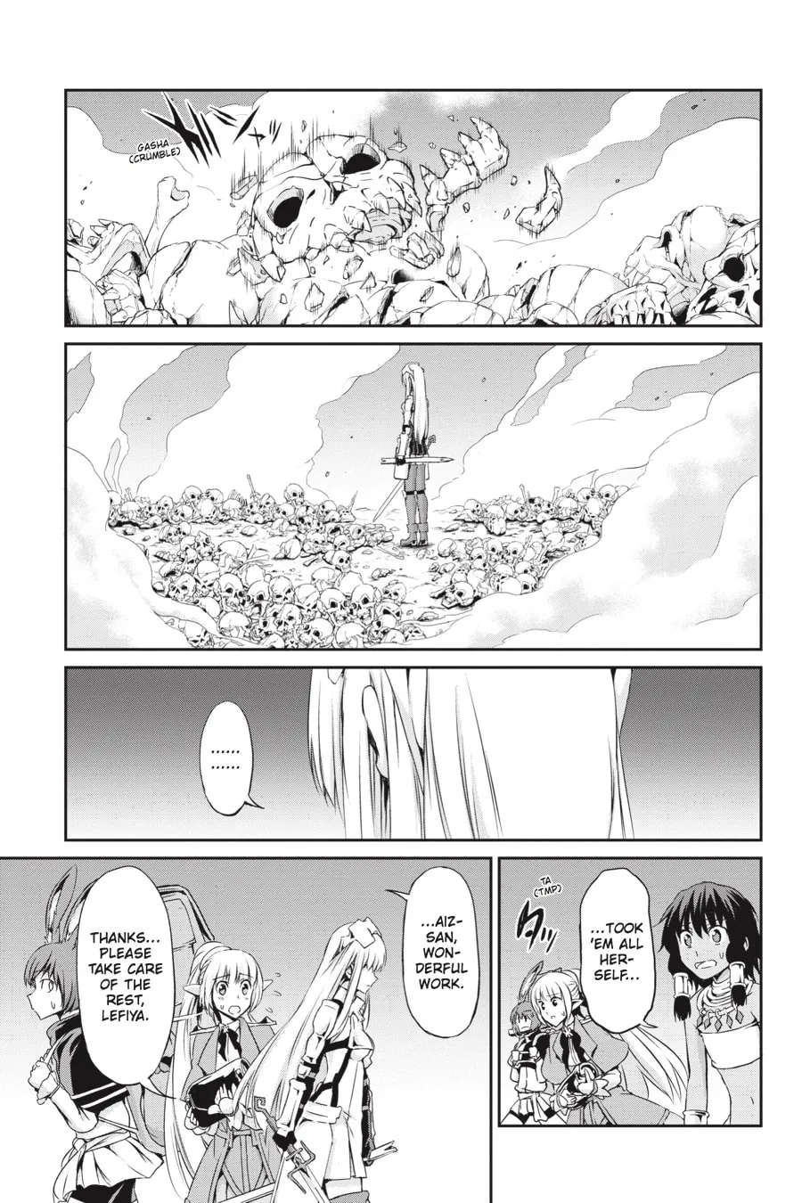 Is It Wrong to Try to Pick Up Girls in a Dungeon? On the Side: Sword Oratoria Chapter 14 page 44 - 
