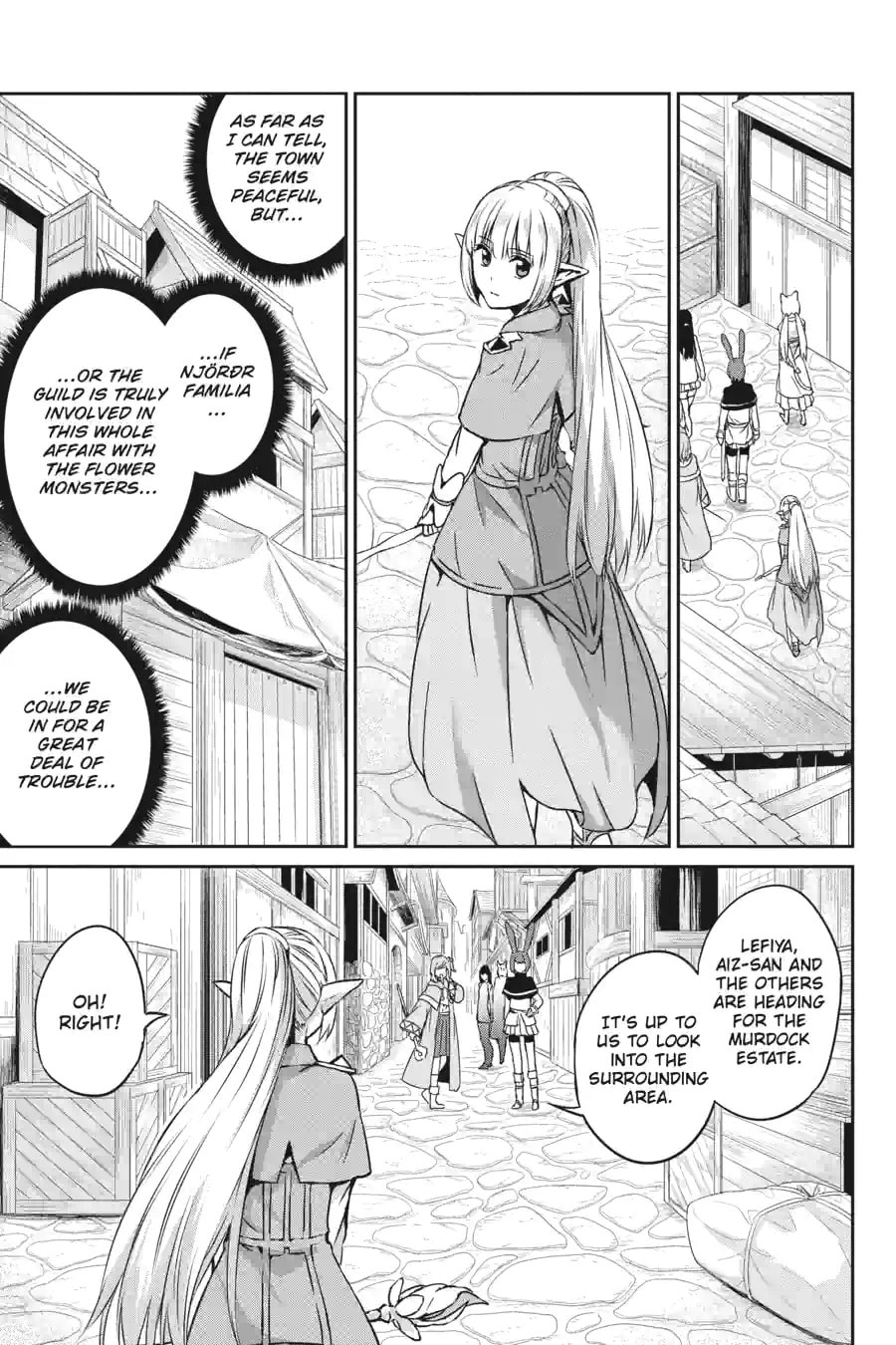 Is It Wrong to Try to Pick Up Girls in a Dungeon? On the Side: Sword Oratoria Chapter 140 page 1 - 