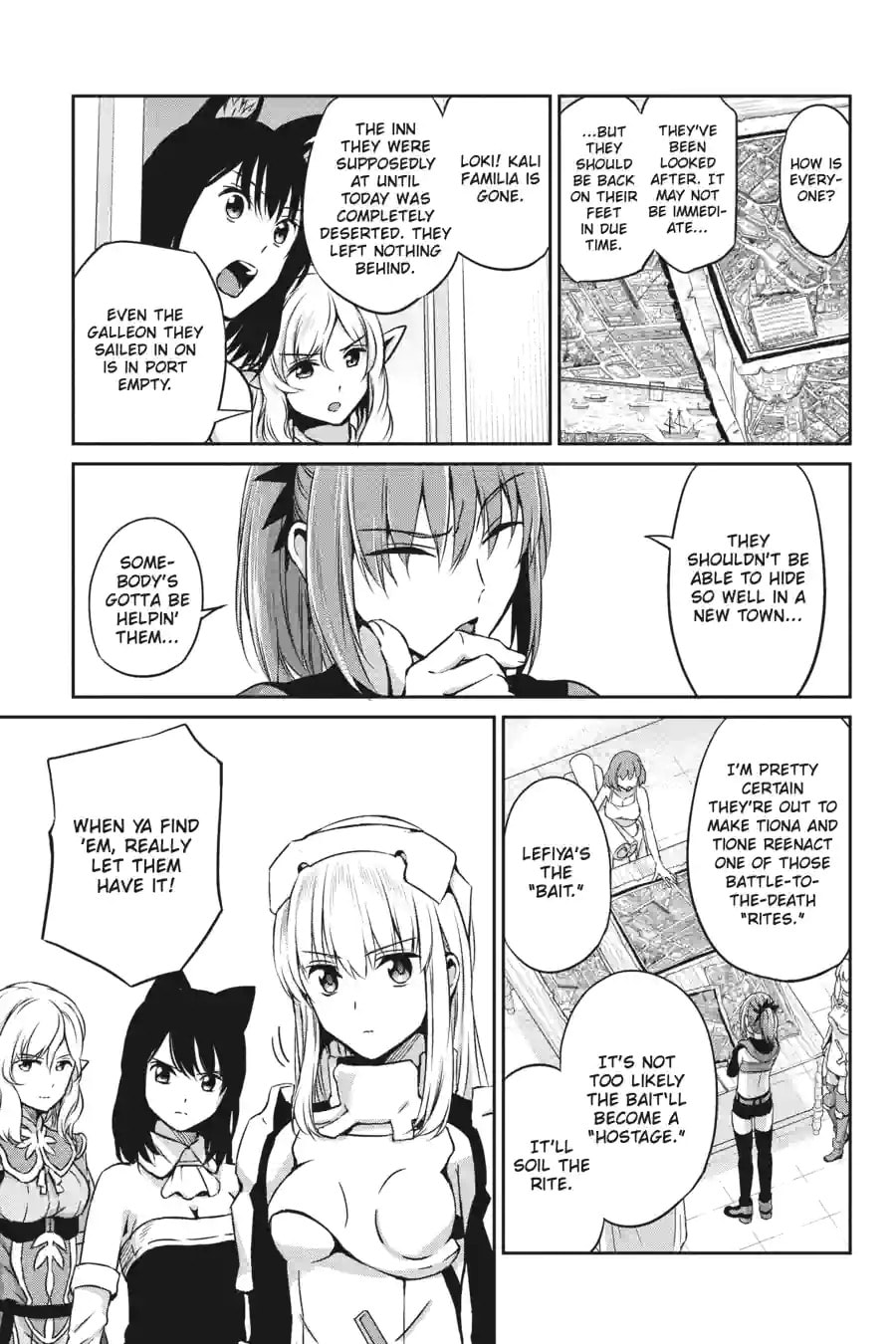 Is It Wrong to Try to Pick Up Girls in a Dungeon? On the Side: Sword Oratoria Chapter 142 page 15 - 