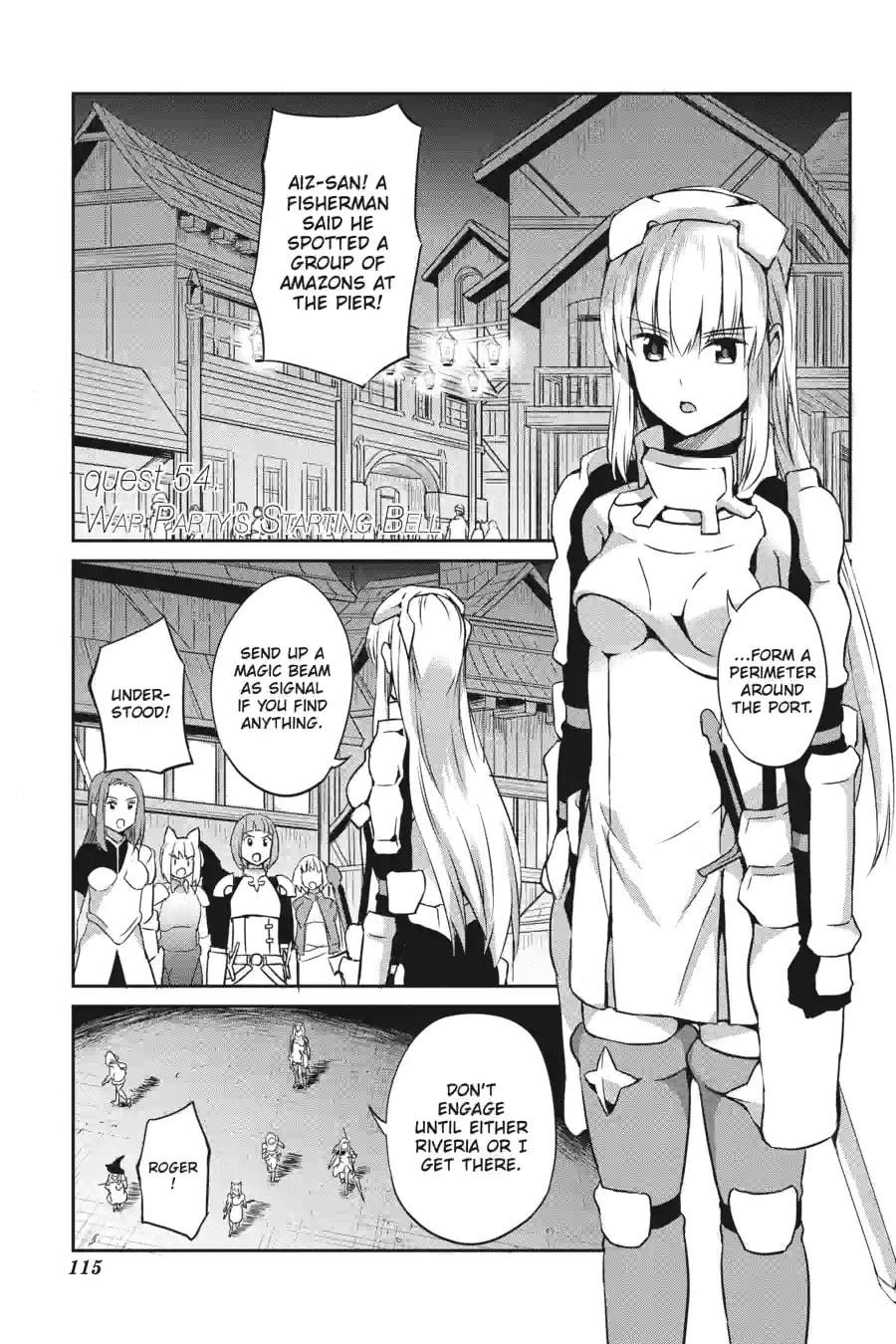 Is It Wrong to Try to Pick Up Girls in a Dungeon? On the Side: Sword Oratoria Chapter 143 page 1 - 