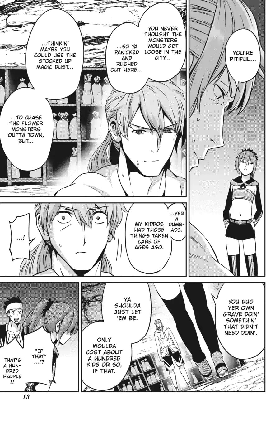 Is It Wrong to Try to Pick Up Girls in a Dungeon? On the Side: Sword Oratoria Chapter 147 page 11 - 