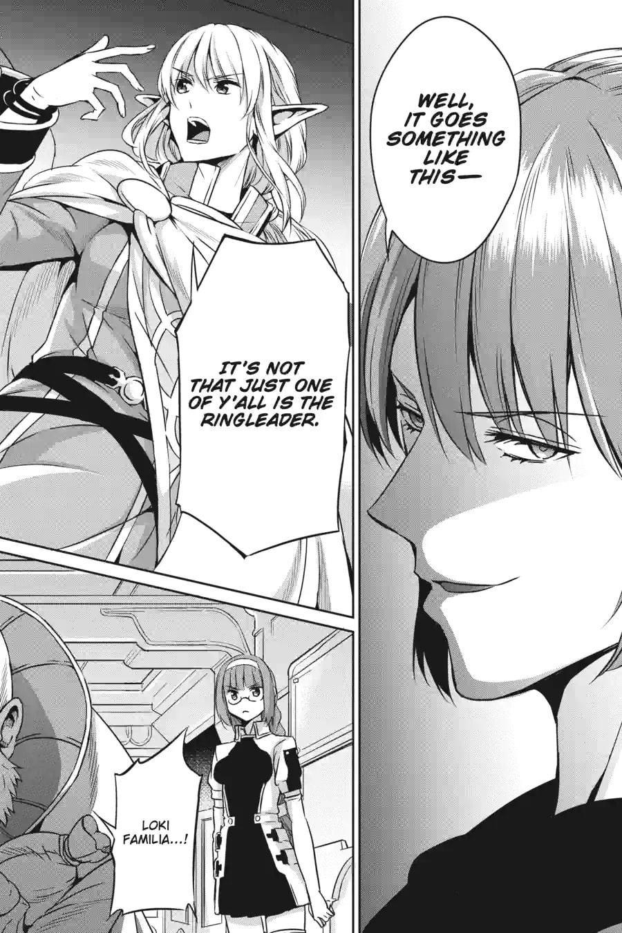 Is It Wrong to Try to Pick Up Girls in a Dungeon? On the Side: Sword Oratoria Chapter 147 page 4 - 