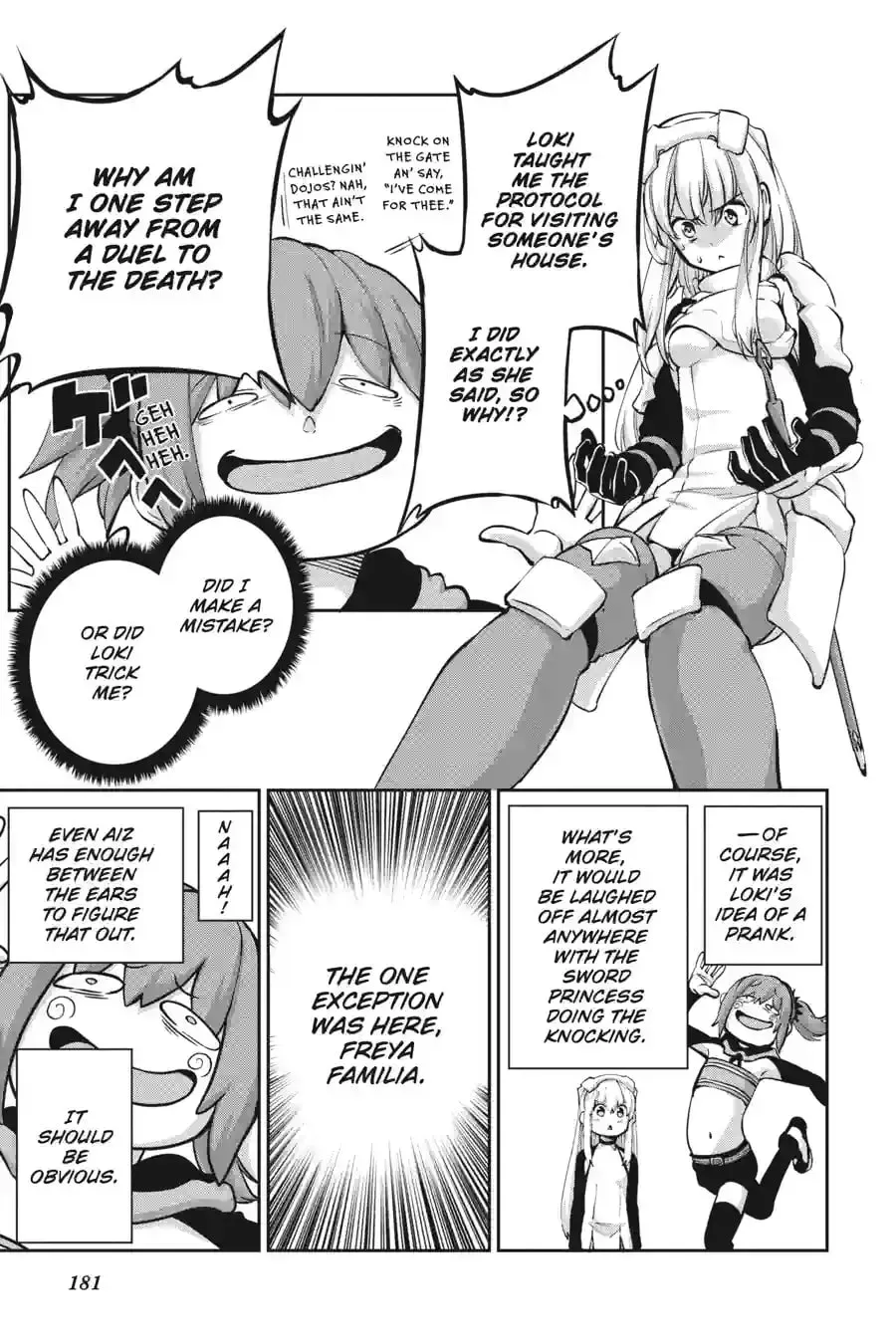 Is It Wrong to Try to Pick Up Girls in a Dungeon? On the Side: Sword Oratoria Chapter 15.4 page 4 - 