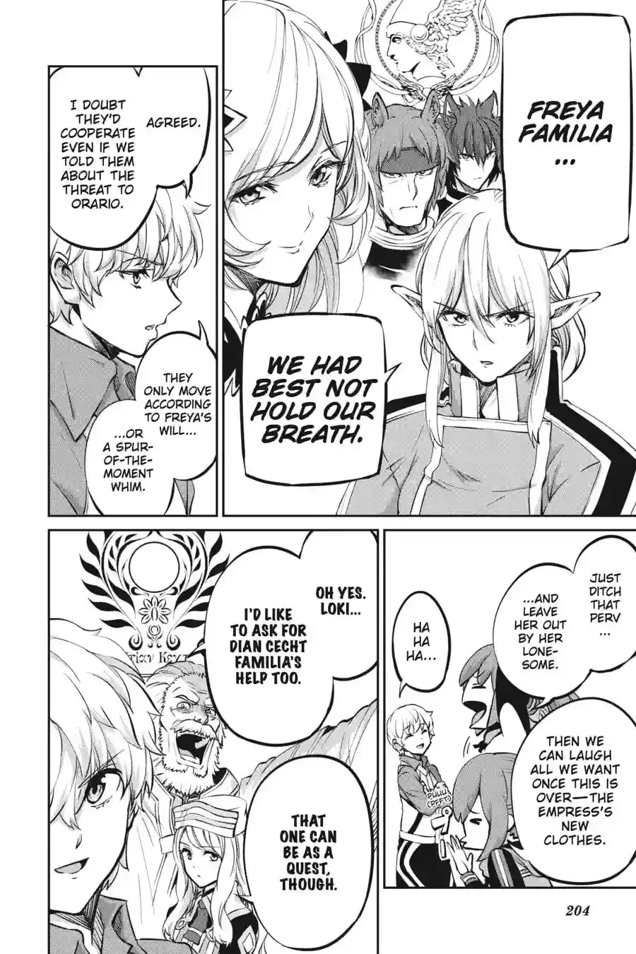 Is It Wrong to Try to Pick Up Girls in a Dungeon? On the Side: Sword Oratoria Chapter 15.5 page 10 - 