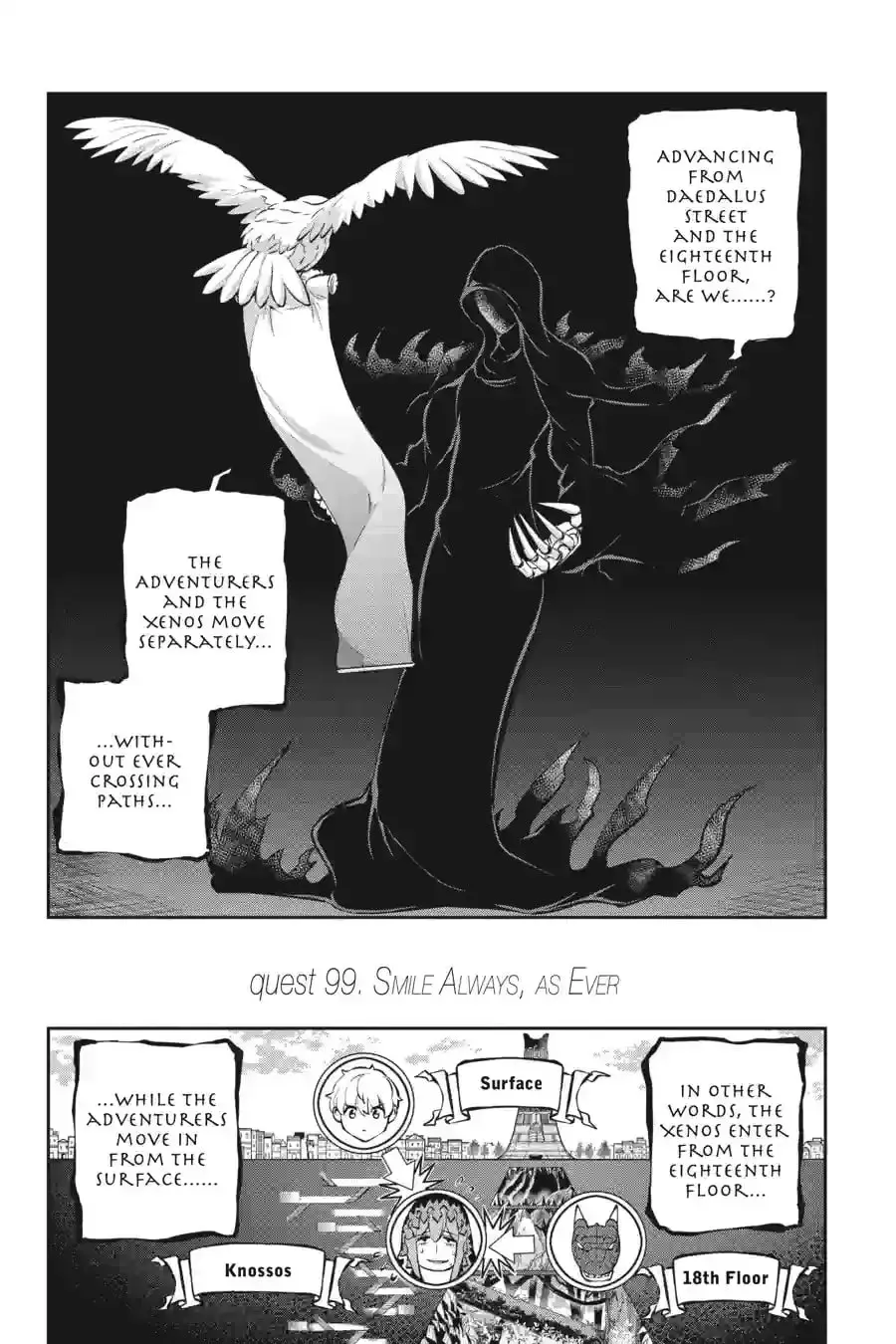 Is It Wrong to Try to Pick Up Girls in a Dungeon? On the Side: Sword Oratoria Chapter 15.6 page 1 - 