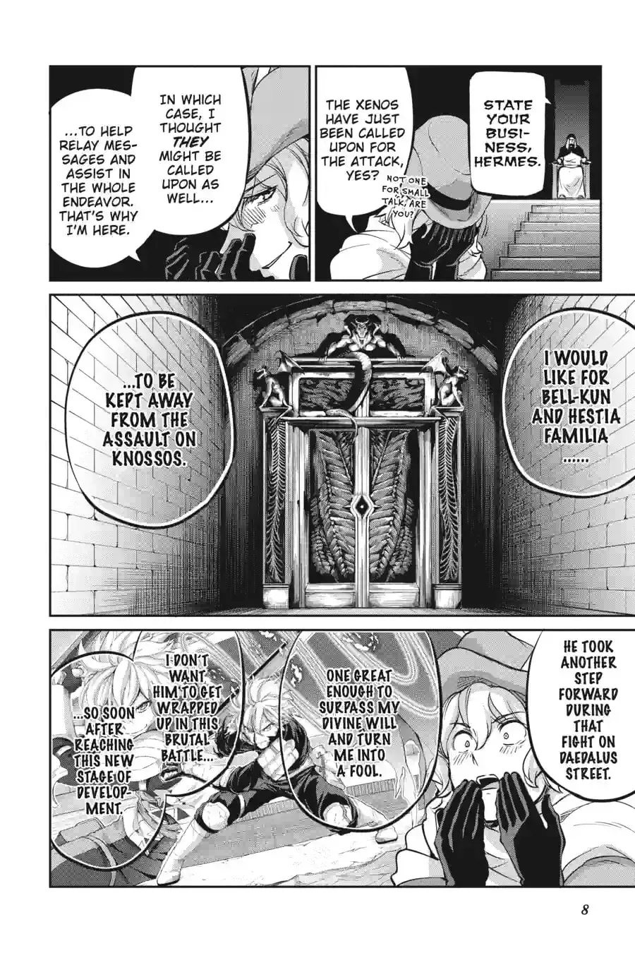 Is It Wrong to Try to Pick Up Girls in a Dungeon? On the Side: Sword Oratoria Chapter 15.6 page 6 - 