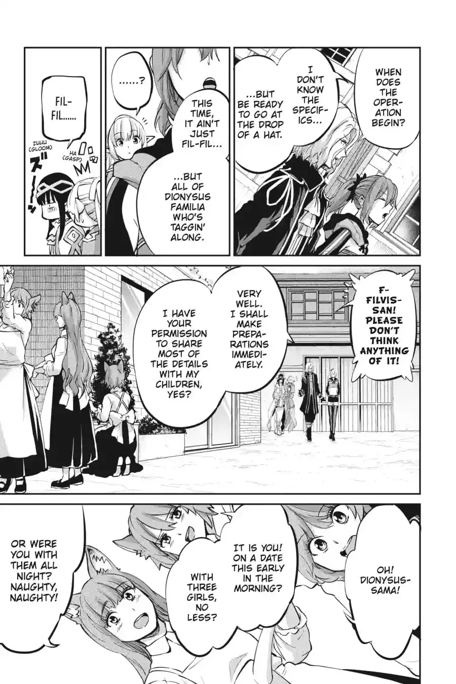 Is It Wrong to Try to Pick Up Girls in a Dungeon? On the Side: Sword Oratoria Chapter 15.7 page 1 - 