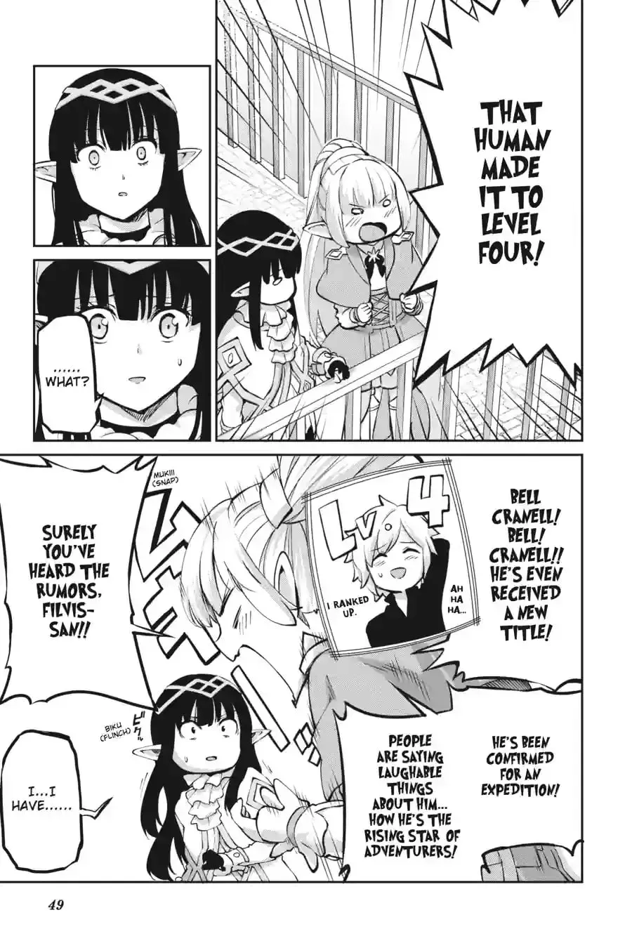 Is It Wrong to Try to Pick Up Girls in a Dungeon? On the Side: Sword Oratoria Chapter 15.8 page 8 - 