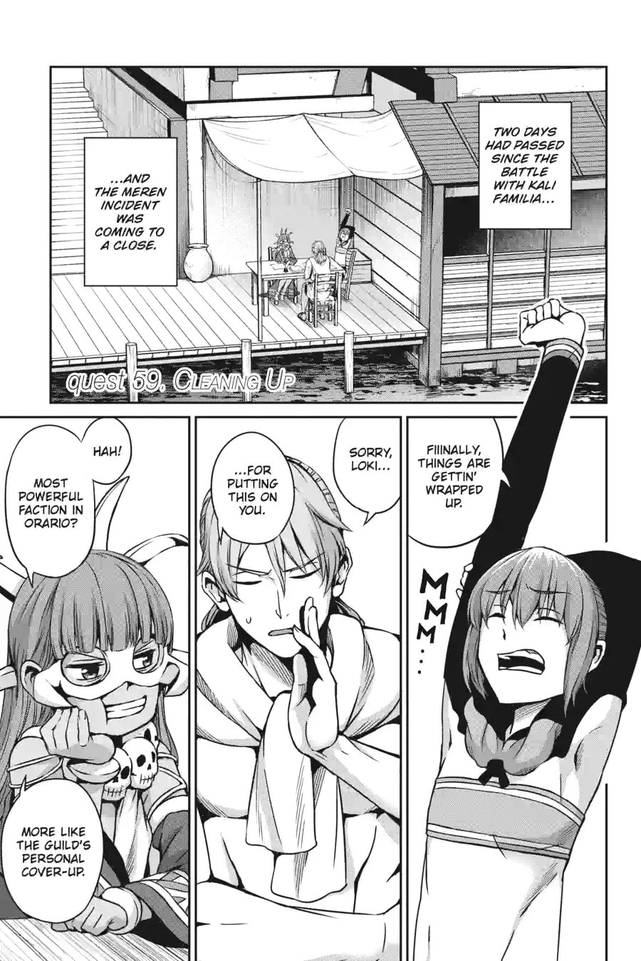 Is It Wrong to Try to Pick Up Girls in a Dungeon? On the Side: Sword Oratoria Chapter 154 page 1 - 
