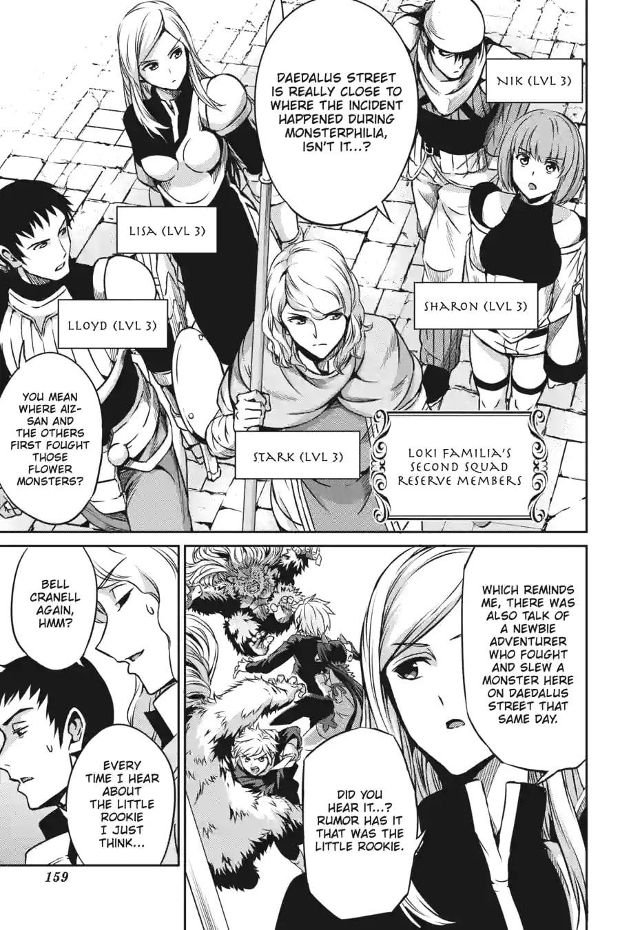 Is It Wrong to Try to Pick Up Girls in a Dungeon? On the Side: Sword Oratoria Chapter 156 page 11 - 