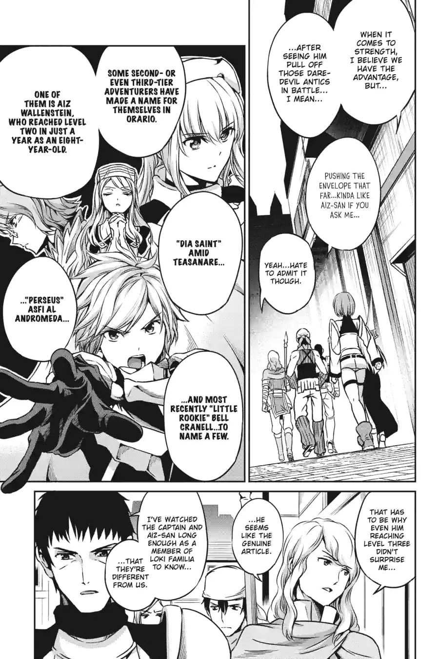 Is It Wrong to Try to Pick Up Girls in a Dungeon? On the Side: Sword Oratoria Chapter 156 page 13 - 