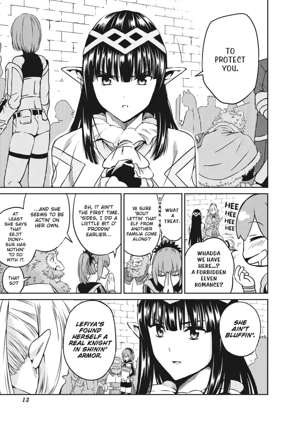 Is It Wrong to Try to Pick Up Girls in a Dungeon? On the Side: Sword Oratoria Chapter 157 page 11 - 