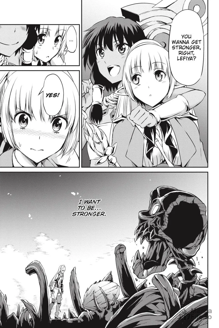 Is It Wrong to Try to Pick Up Girls in a Dungeon? On the Side: Sword Oratoria Chapter 16 page 39 - 