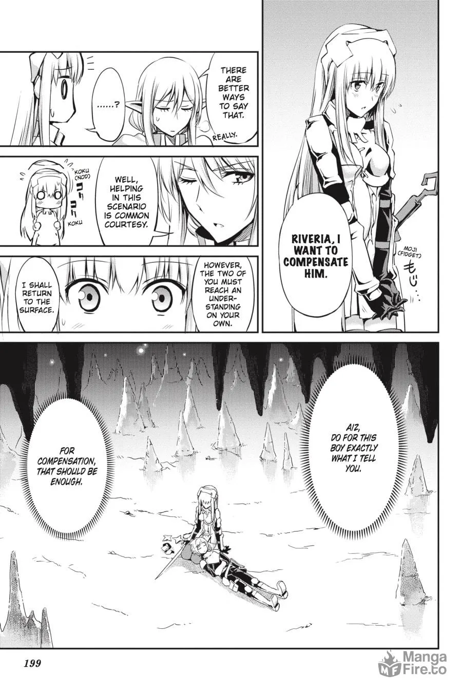 Is It Wrong to Try to Pick Up Girls in a Dungeon? On the Side: Sword Oratoria Chapter 16 page 45 - 