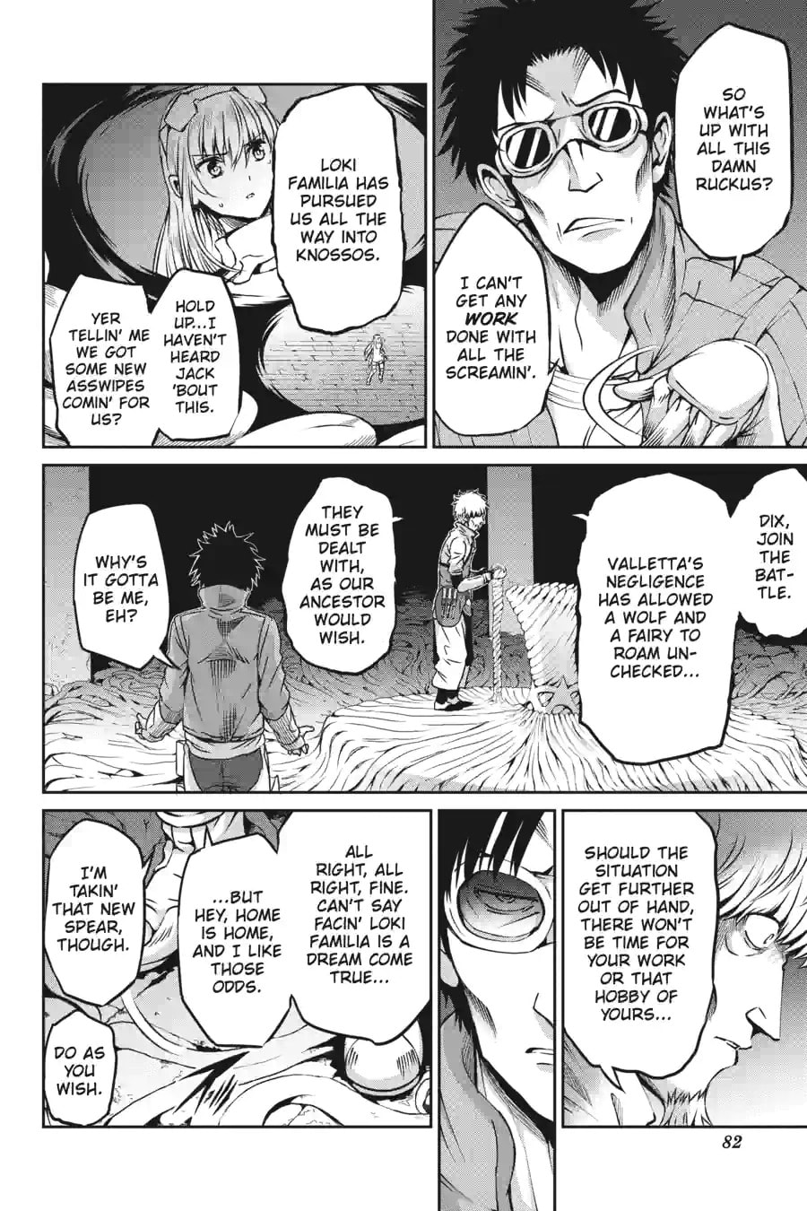 Is It Wrong to Try to Pick Up Girls in a Dungeon? On the Side: Sword Oratoria Chapter 161 page 16 - 