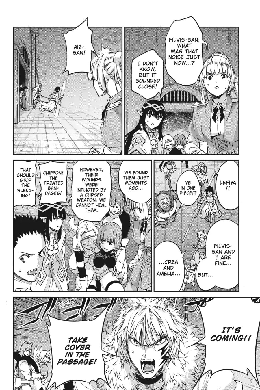 Is It Wrong to Try to Pick Up Girls in a Dungeon? On the Side: Sword Oratoria Chapter 169 page 12 - 